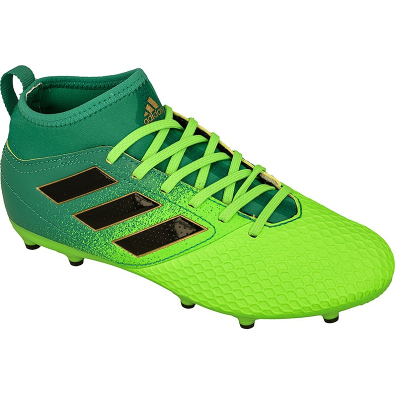 Botas de fútbol adidas Ace 17.3 Fg Jr BB1027 verde verde