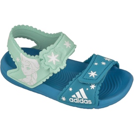 Sandalias Adidas Disney Frozen AltaSwim Kids BY8963 azul verde