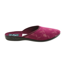 Pantuflas de terciopelo Adanex 18115 rojo multicolor