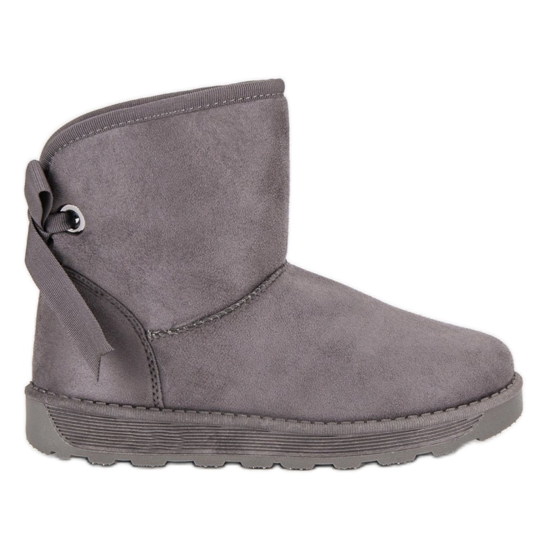 Mukluki con un arco gris Mukluki con un arco gris