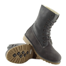 Botas de madera gris trabajador 1123-PA gris
