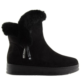 Botas de nieve cálidas negras MZ-75 Black negro
