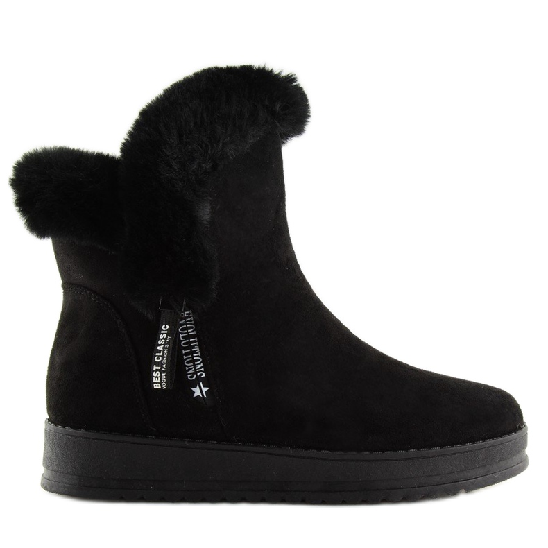 Botas de nieve cálidas negras MZ-75 Black negro