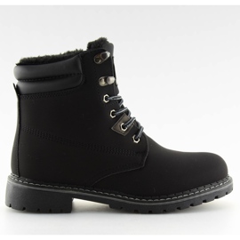 Botas negras de madera con aislamiento BB2022-KB Black negro