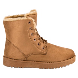 Forever Folie Botas de gamuza cálidas marrón Forever Folie Botas de gamuza cálidas marrón