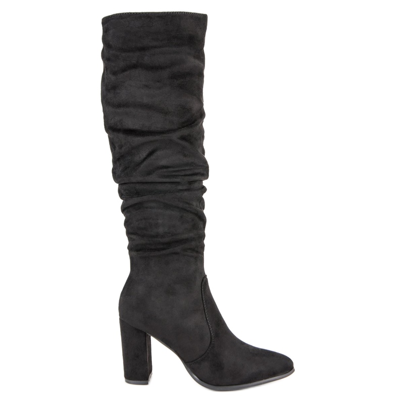 Super Mode Botas negras en el poste negro