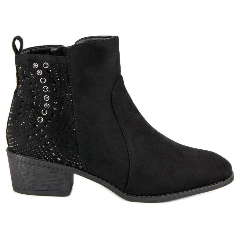 Nio Nio Botas negras con cristales negro Nio Nio Botas negras con cristales negro