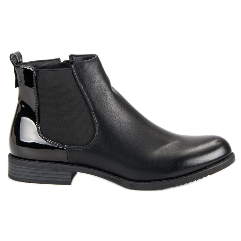J. Star Botas Chelsea clásicas negro