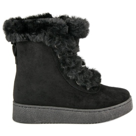 Botas cálidas de invierno negro