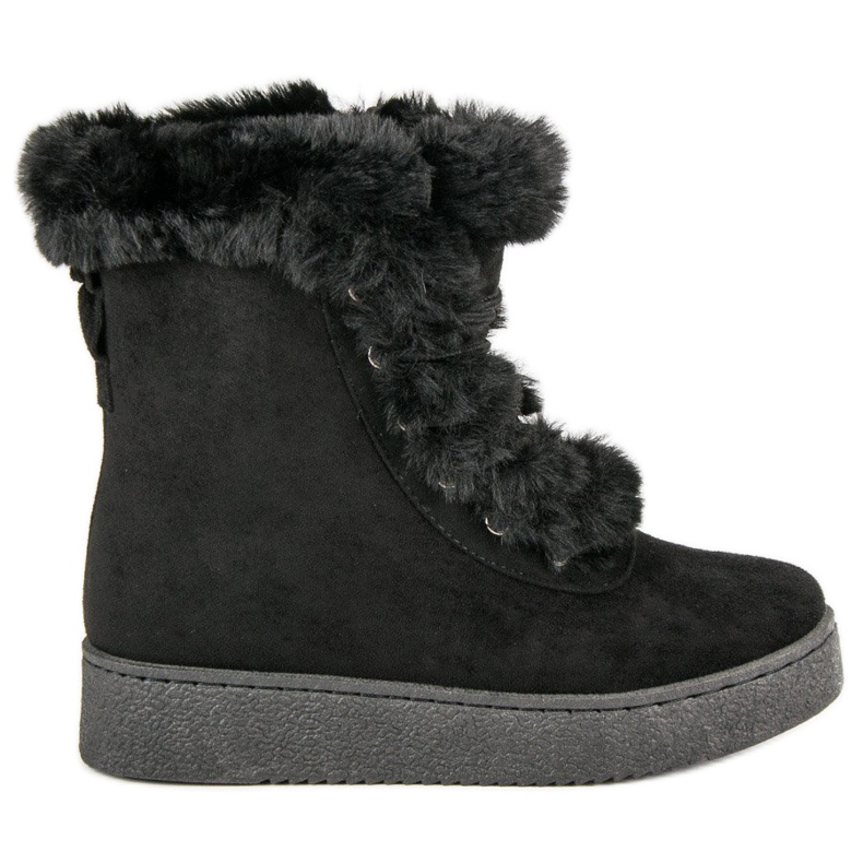 Botas cálidas de invierno negro