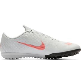 Zapatillas de fútbol Nike Mercurial Vapor X 12 Academy Tf M AH7384-060 blanco blanco
