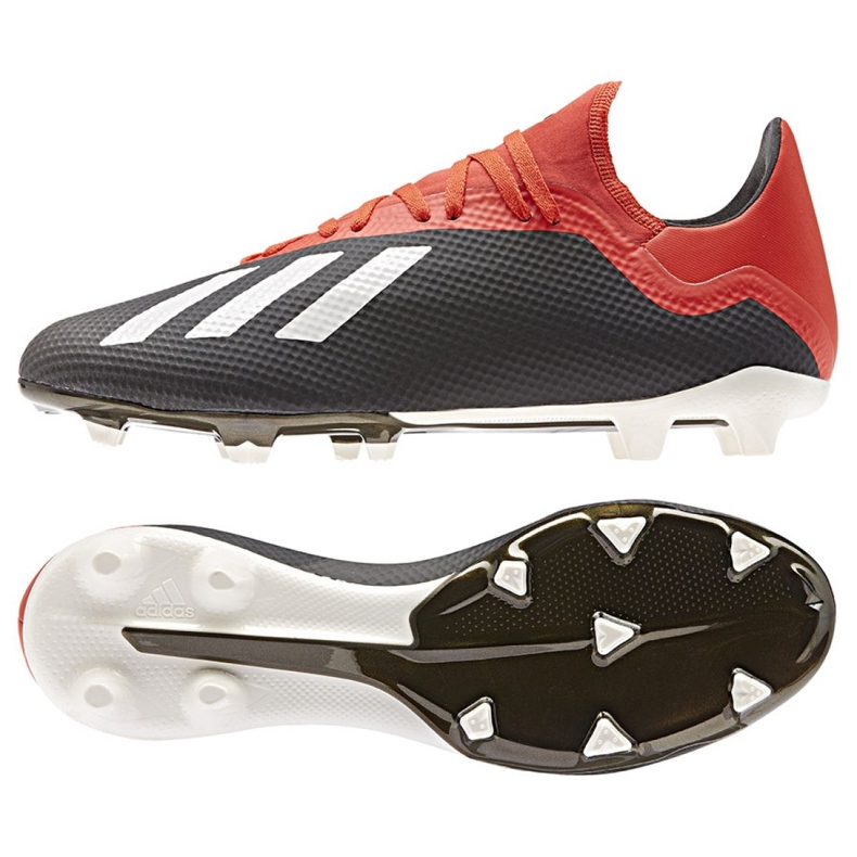 Botas de fútbol adidas X 18.3 Fg M BB9366 negro negro