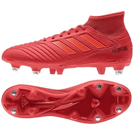 Botas de fútbol adidas Predator 19.3 Sg M D97958 rojo rojo