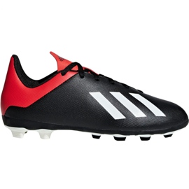 Botas de fútbol adidas X 18.4 FxG Jr BB9378 negro negro