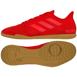 Zapatos de interior adidas Predator 19.4 In Sala M D97976 multicolor rojo