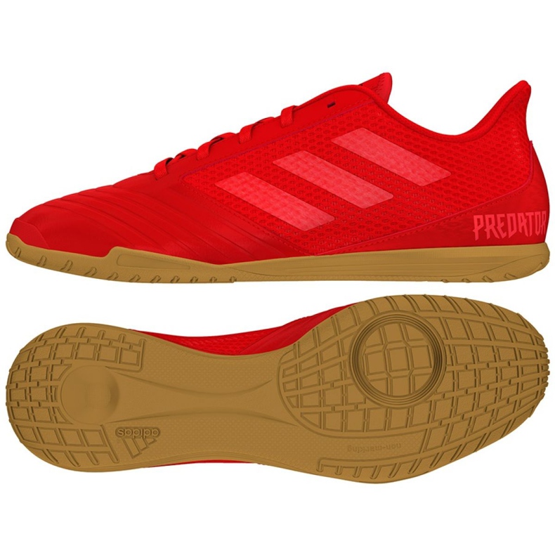 Zapatos de interior adidas Predator 19.4 In Sala M D97976 multicolor rojo