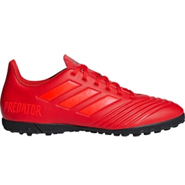 Botas de fútbol adidas Predator 19.4 Tf M D97973 rojo rojo