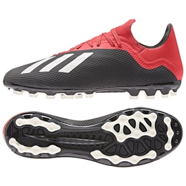 Botas de fútbol adidas X 18.3 Ag M F36627 negro negro