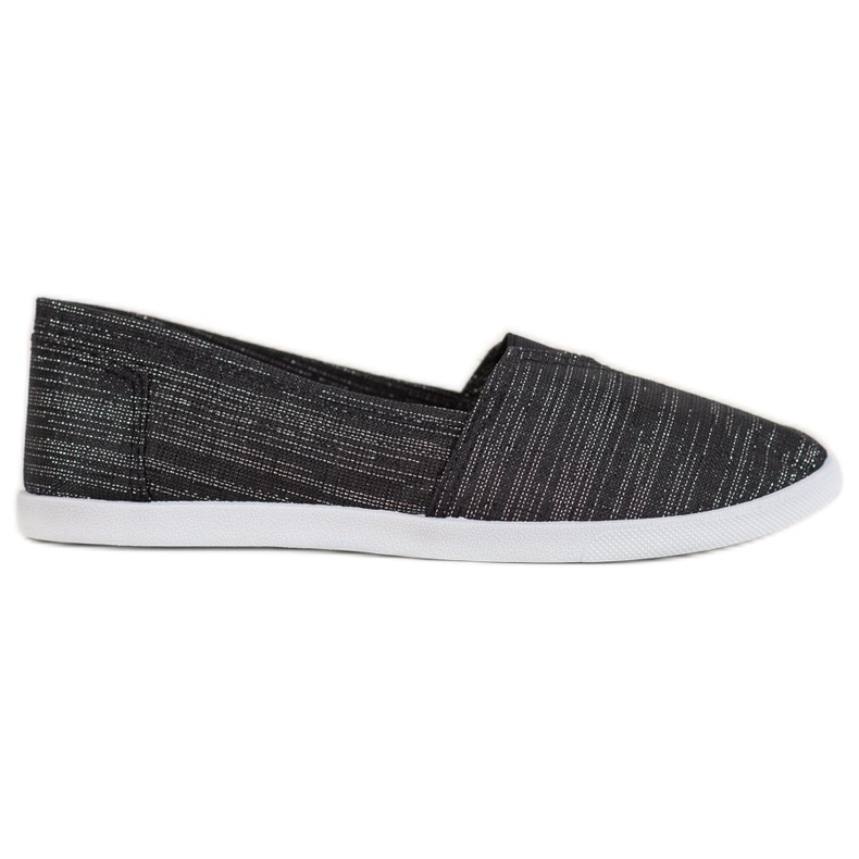 Comer Slipons cómodos negro gris
