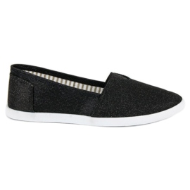 Comer Slipons cómodos negro