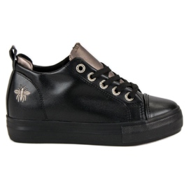 Mckeylor Zapatos deportivos negro amarillo