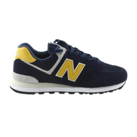 New Balance PIGMENTO ML574SMB CON LATÓN amarillo azul marino