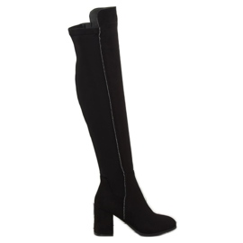 Botas negras de tacon alto 0-278 Negra negro Botas negras de tacon alto 0-278 Negra negro