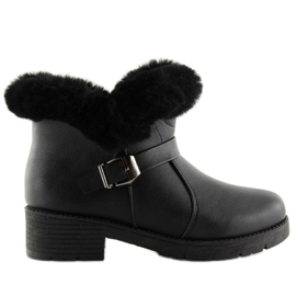 Black Botas negras de mujer SJ1820-1 Black negro