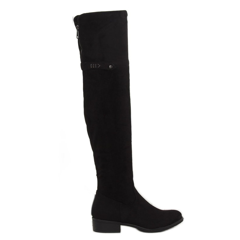 Botas mosquetero negras 7531-PG Black negro