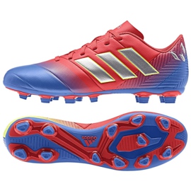 Botas de fútbol adidas Nemeziz Messi 18.4 FxG M D97273 multicolor multicolor