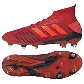 Botas de fútbol adidas Predator 19.1 Sg M D98054 rojo rojo