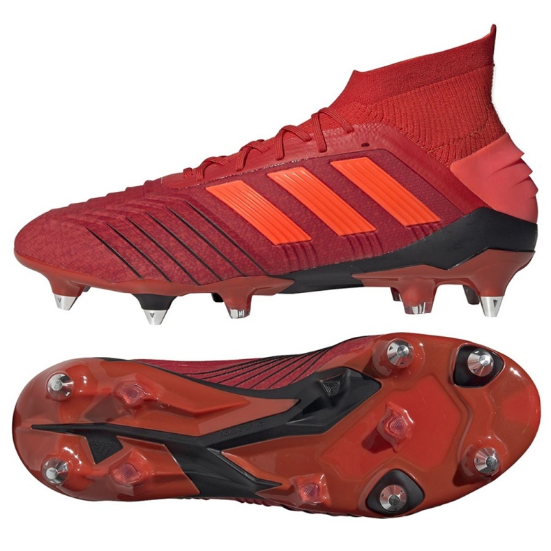 Botas de fútbol adidas Predator 19.1 Sg M D98054 rojo rojo