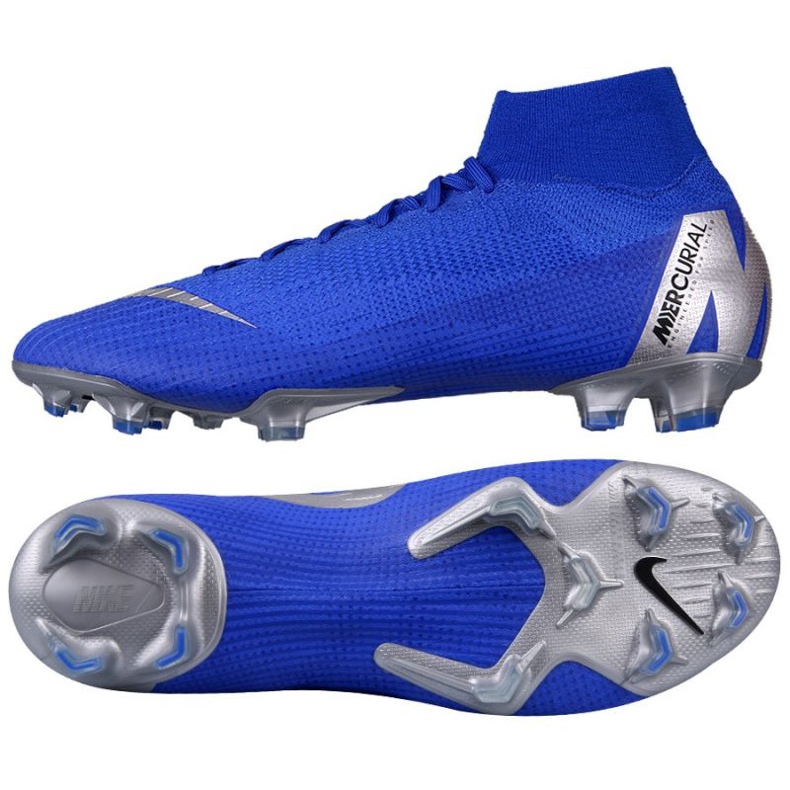 Zapatillas de fútbol Nike Mercurial Superfly 6 Elite FG M AH7365-400 azul