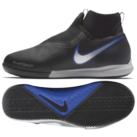 Zapatos de interior Nike Phantom Vsn Academy Df Ic Jr AO3290-004 negro negro