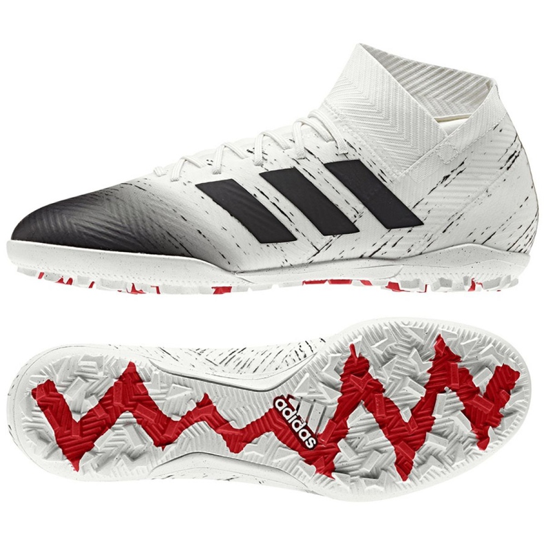 Botas de fútbol adidas Nemeziz 18.3 Tf M D97986 blanco blanco