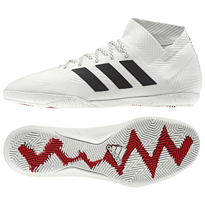 Zapatos de interior adidas Nemeziz 18.3 In M D97989 blanco blanco