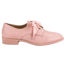Tina&Co Zapatos brogues atados rosado Tina&Co Zapatos brogues atados rosado