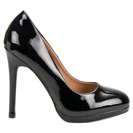 Seastar Sexy tacones lacados negro
