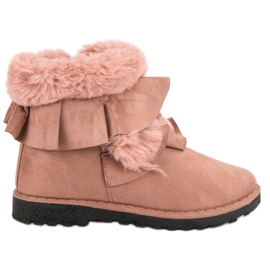 Seastar Botas de polvo con volante rosado