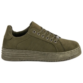 Zapatillas en la plataforma MCKEYLOR verde