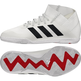 Zapatos de interior adidas Nemeziz 18.3 In Jr CM8514 blanco blanco