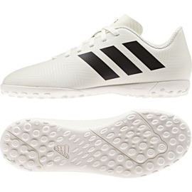Botas de fútbol adidas Nemeziz 18.4 Tf Jr CM8523 multicolor blanco