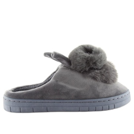 Zapatillas gris conejitos gris MA01 Gris