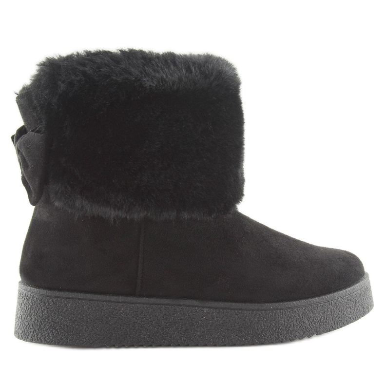 Botas de nieve negras de mujer LV58 Black negro