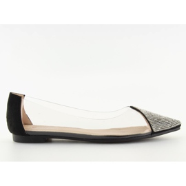 Bailarinas transparentes negras LT111P Black negro