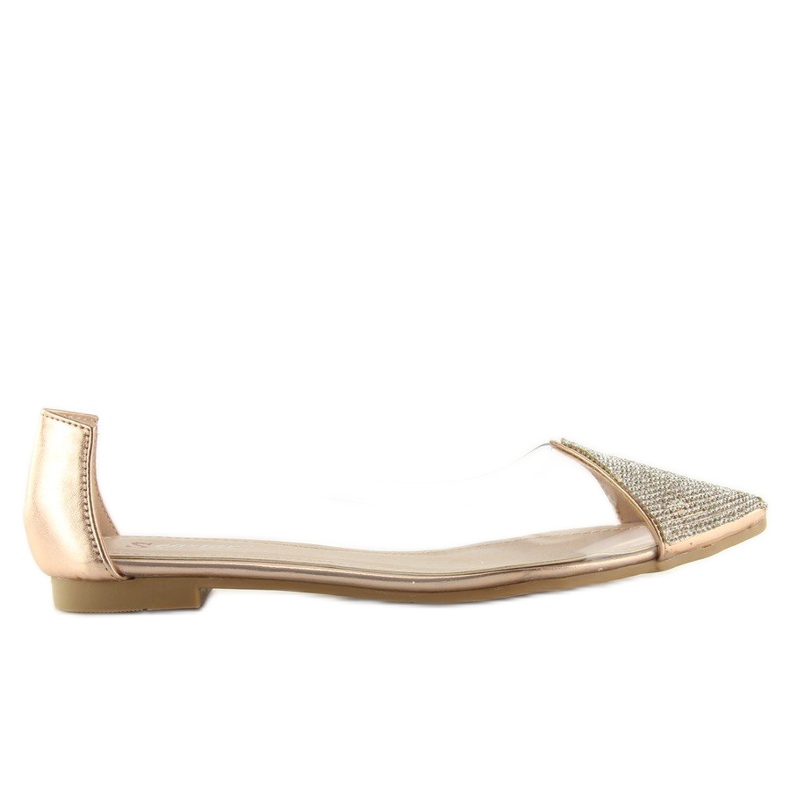 Bailarinas rosas transparentes LT111P Champagne rosado