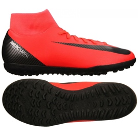 Zapatillas de fútbol Nike Mercurial Superfly X 6 Club CR7 Tf M AJ3570-600 rojo rojo