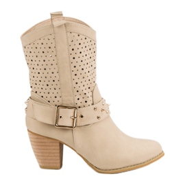 Mazzoni Botas caladas marrón