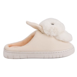 Pantuflas calientes marrón