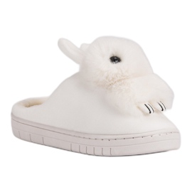 Pantuflas calientes blanco